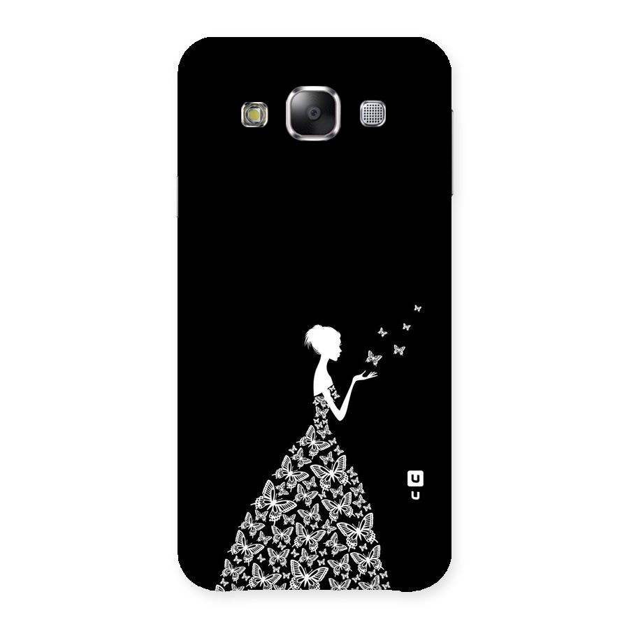 Butterfly Dress Back Case for Samsung Galaxy E5