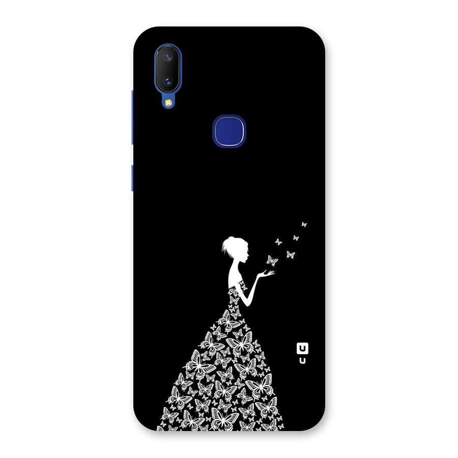 Butterfly Dress Back Case for Vivo V11