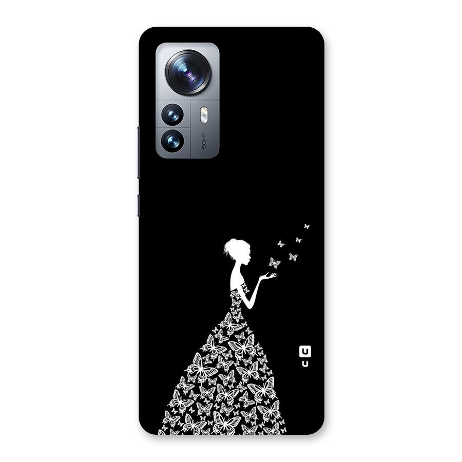 Butterfly Dress Back Case for Xiaomi 12 Pro