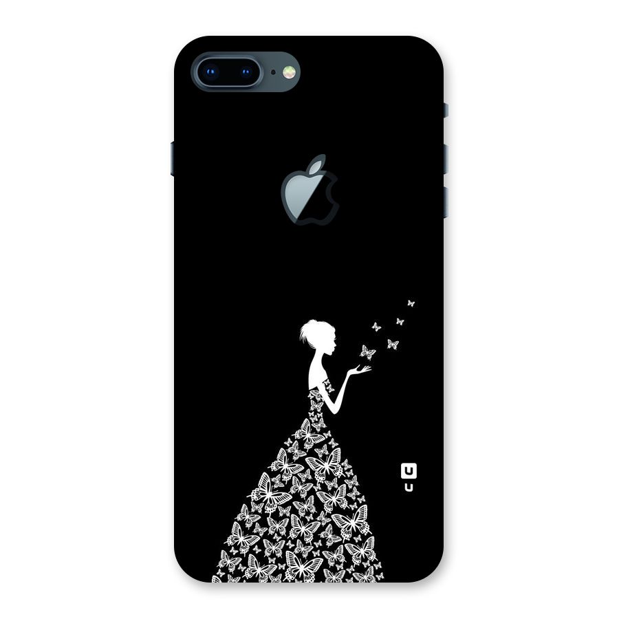 Butterfly Dress Back Case for iPhone 7 Plus Apple Cut