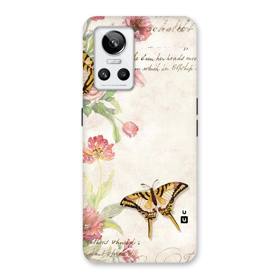 Butterfly Floral Back Case for Realme GT Neo 3