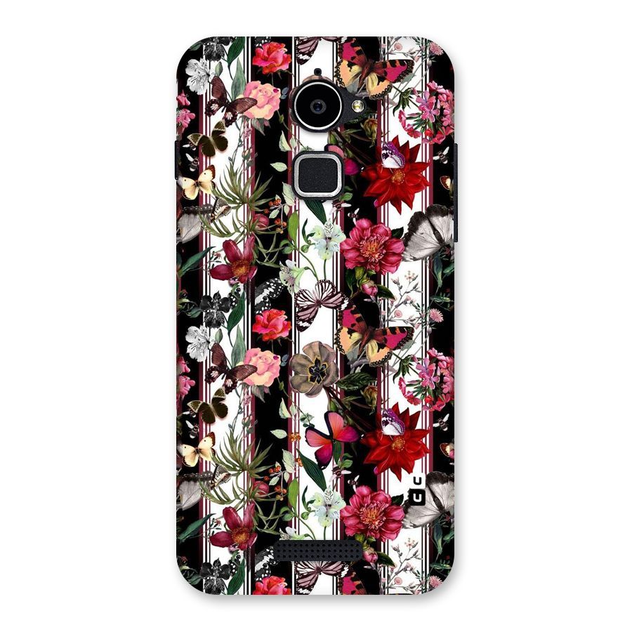 Butterfly Flowers Back Case for Coolpad Note 3 Lite