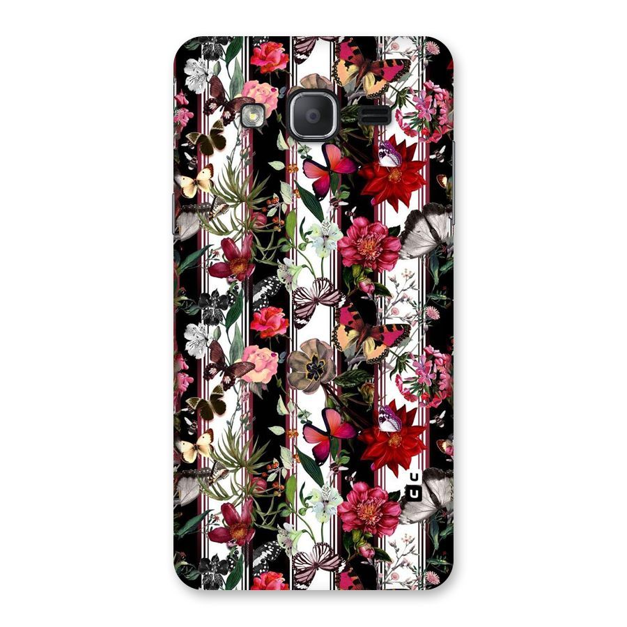 Butterfly Flowers Back Case for Galaxy On7 2015