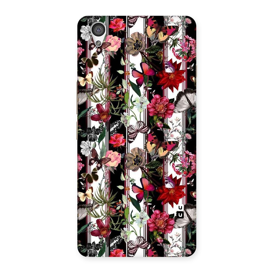 Butterfly Flowers Back Case for OnePlus X