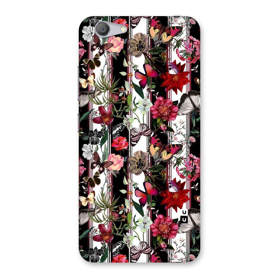 Butterfly Flowers Back Case for Vivo Y53
