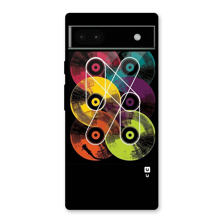 CD Tapes Glass Back Case for Google Pixel 6a