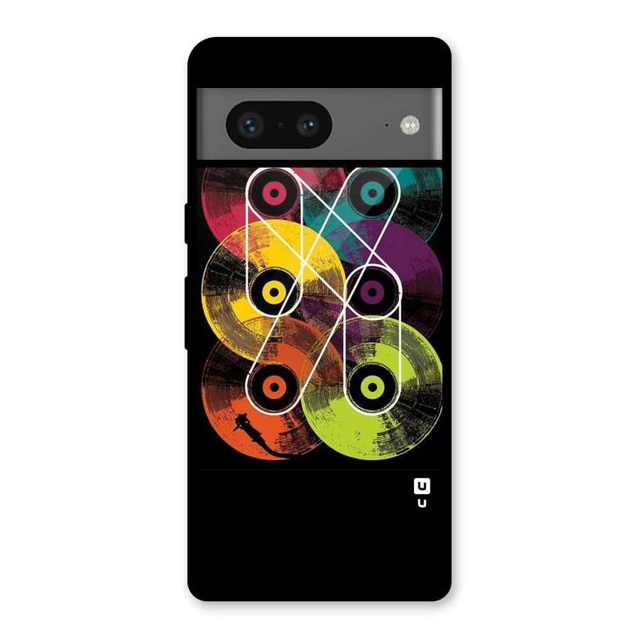 CD Tapes Glass Back Case for Google Pixel 7