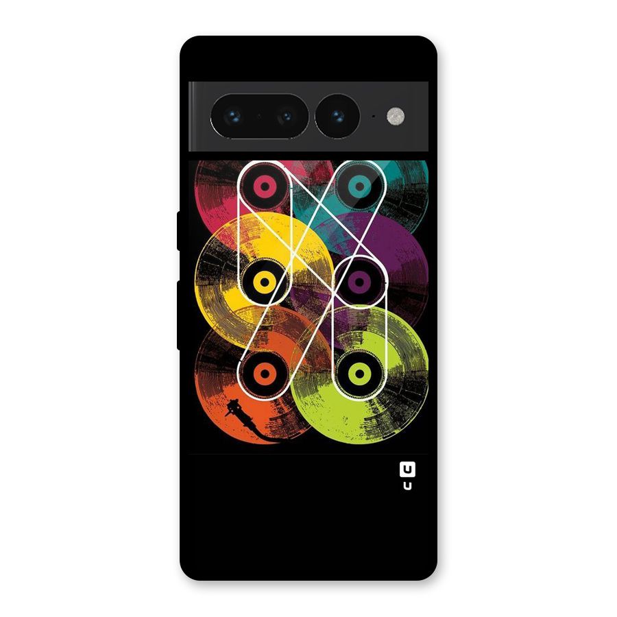 CD Tapes Glass Back Case for Google Pixel 7 Pro