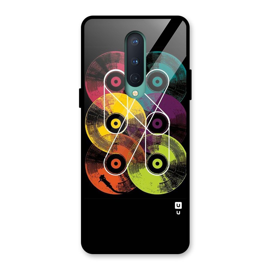 CD Tapes Glass Back Case for OnePlus 8