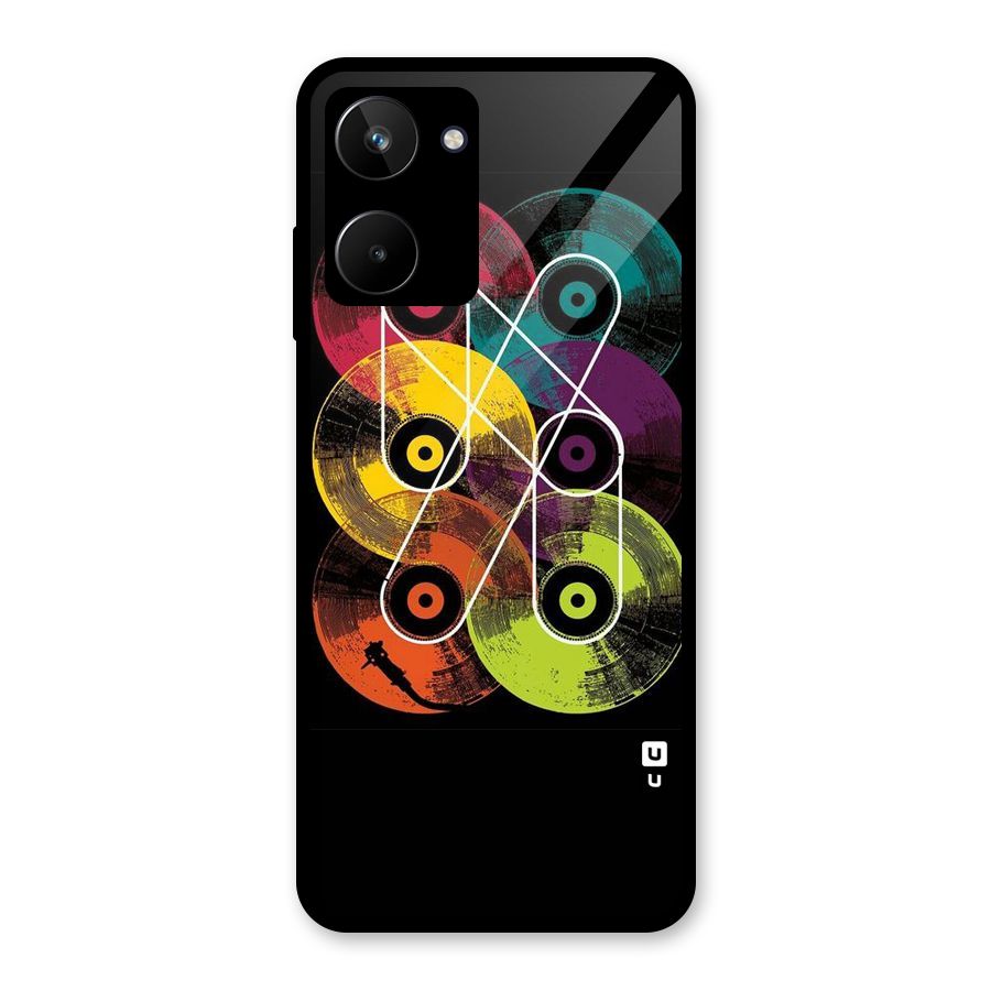 CD Tapes Glass Back Case for Realme 10