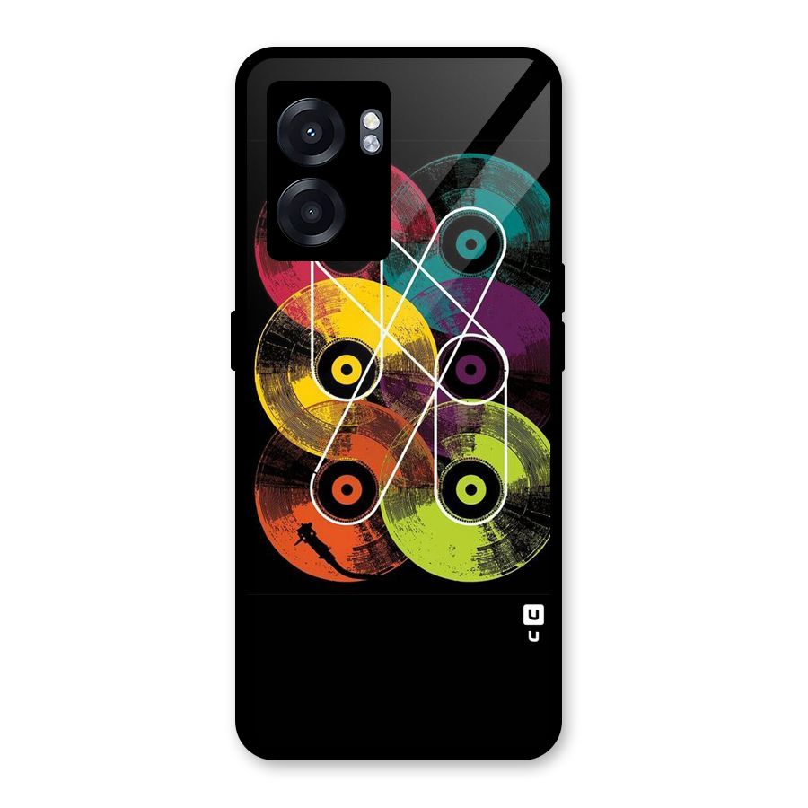 CD Tapes Glass Back Case for Realme Narzo 50 5G