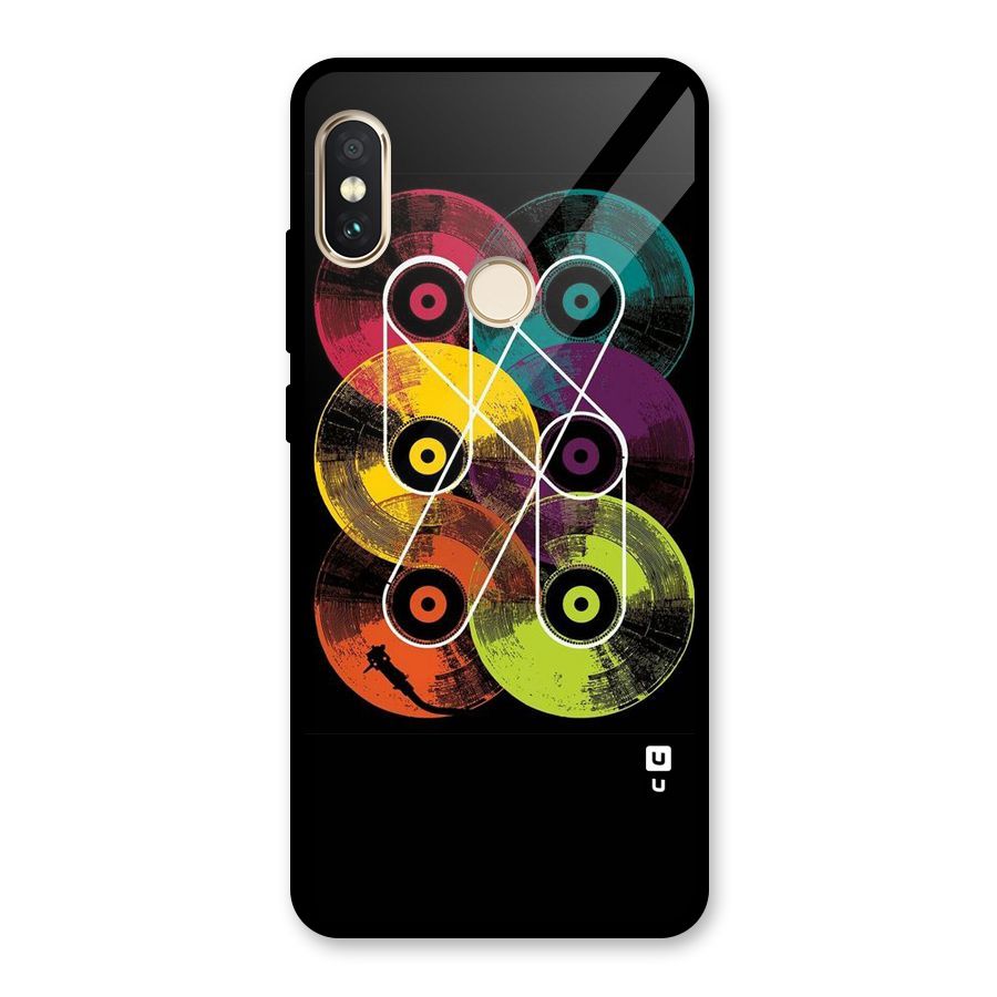 CD Tapes Glass Back Case for Redmi Note 5 Pro