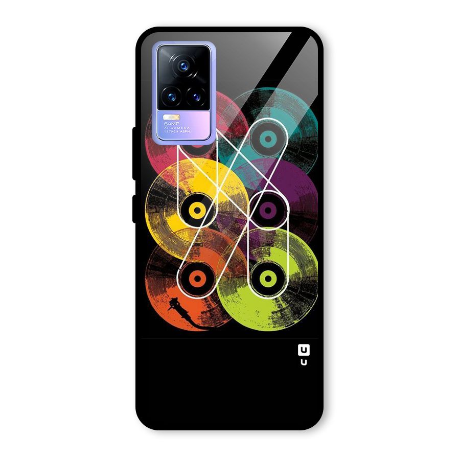 CD Tapes Glass Back Case for Vivo Y73