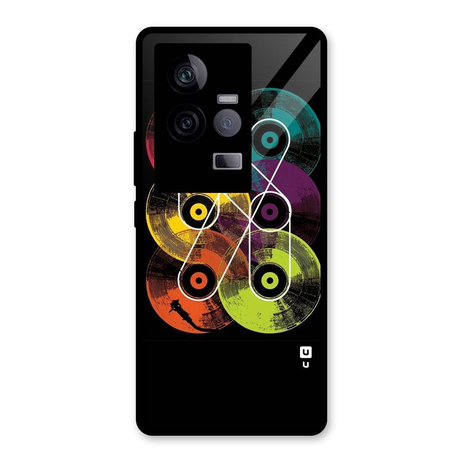 CD Tapes Glass Back Case for Vivo iQOO 11 5G