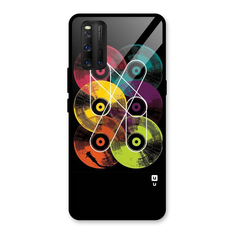 CD Tapes Glass Back Case for Vivo iQOO 3