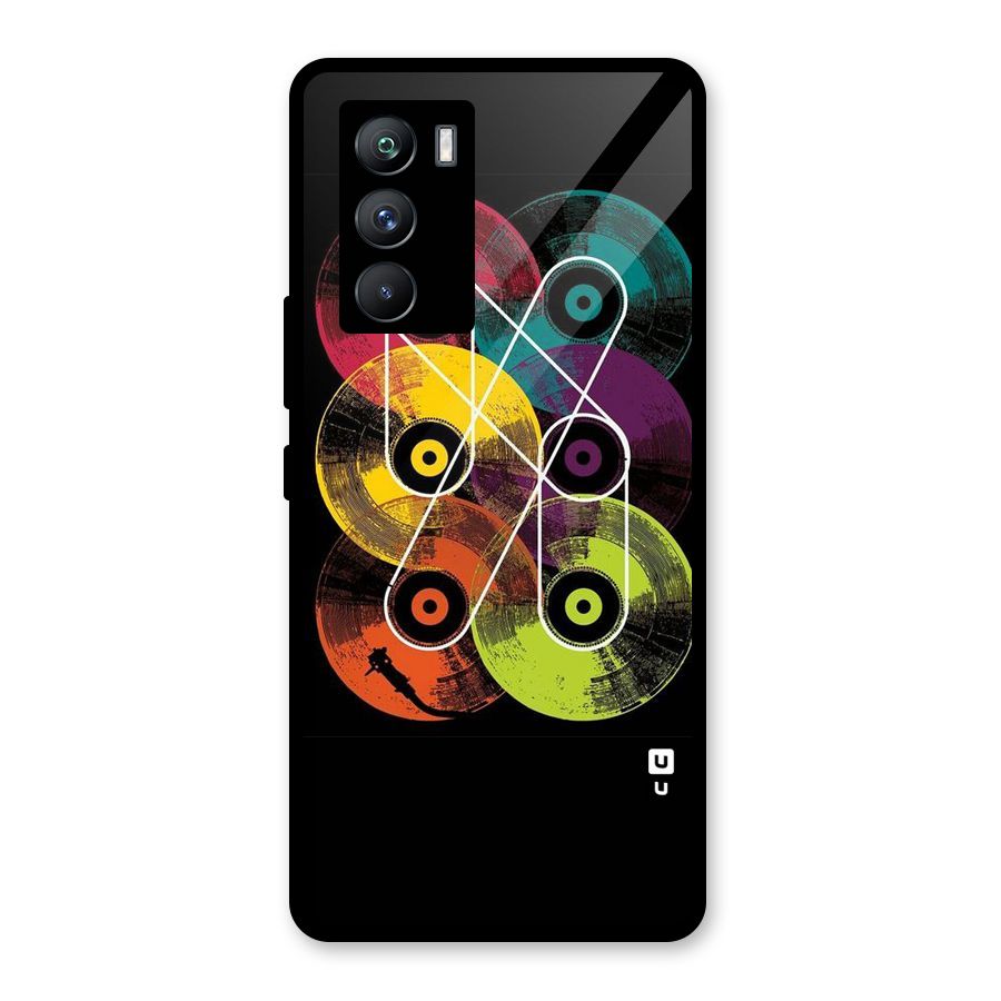 CD Tapes Glass Back Case for Vivo iQOO 9 SE