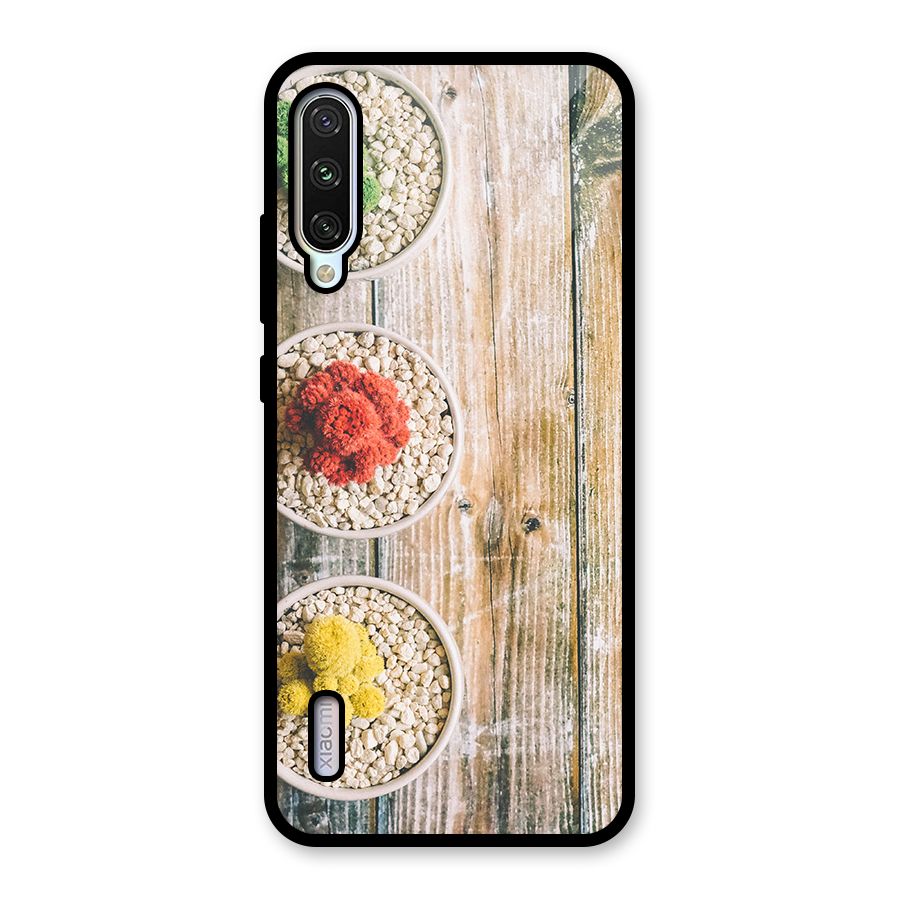 Cacti Decor Glass Back Case for Mi A3