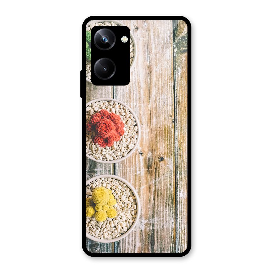 Cacti Decor Glass Back Case for Realme 10 Pro