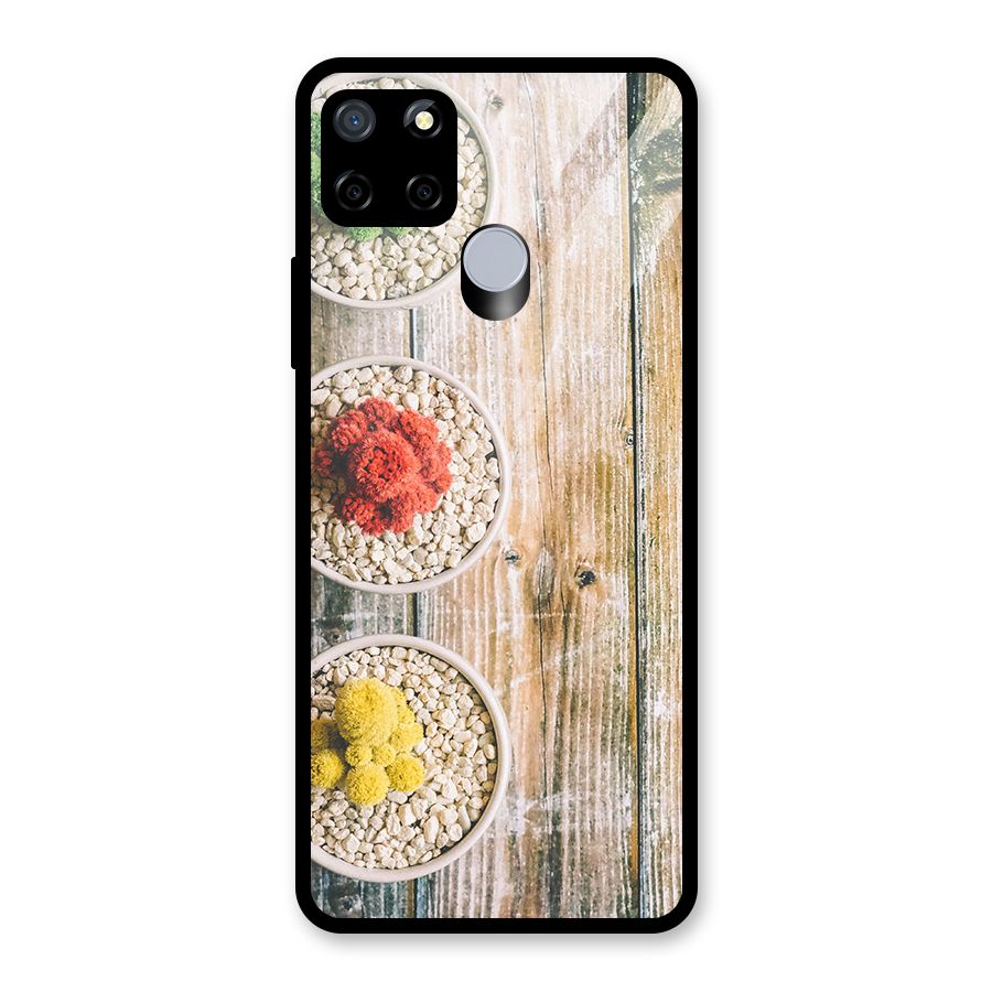 Cacti Decor Glass Back Case for Realme Narzo 20
