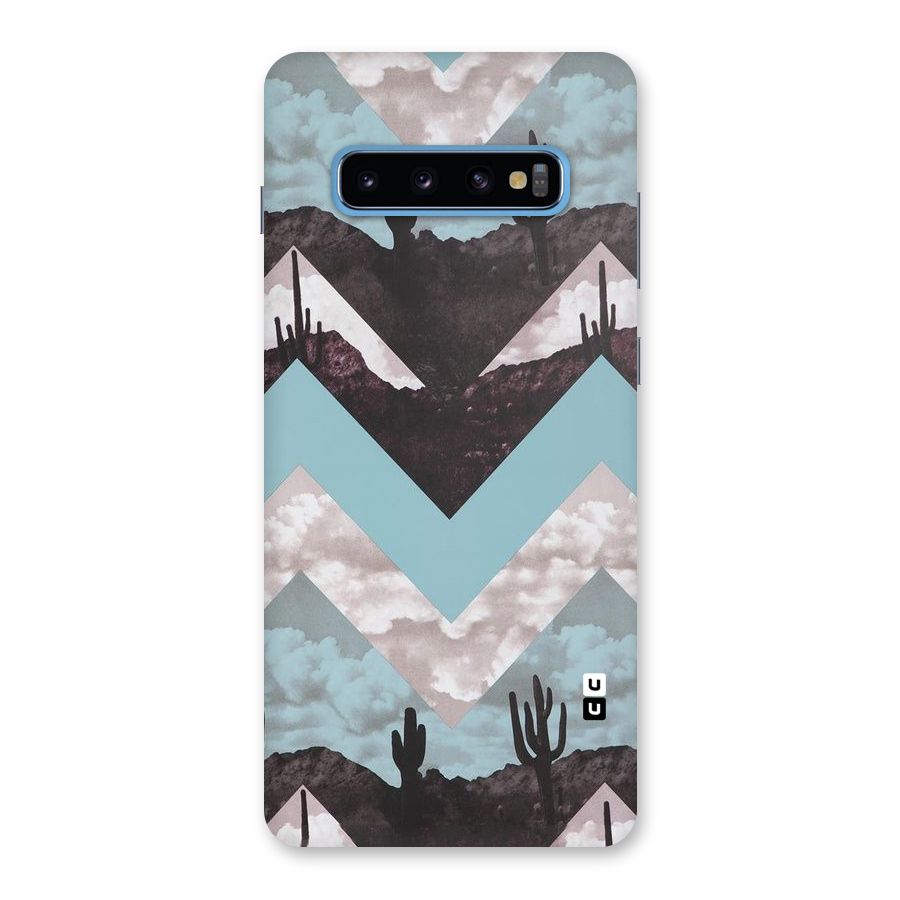 Cacutus Zig Zag Pattern Back Case for Galaxy S10 Plus