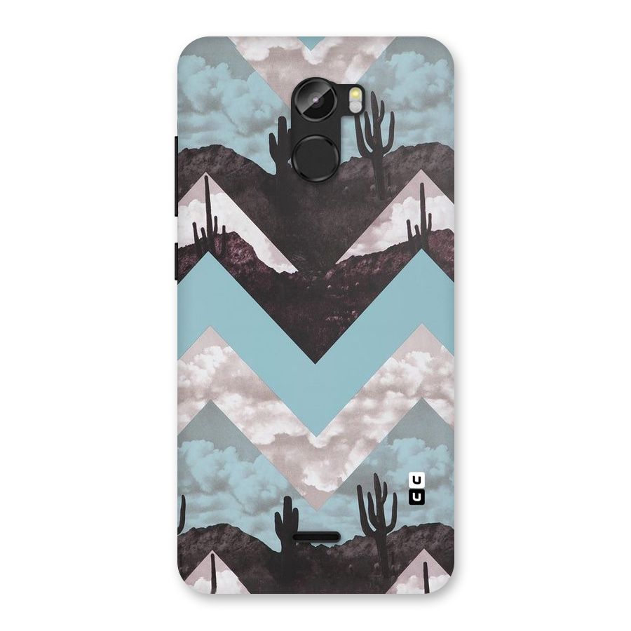 Cacutus Zig Zag Pattern Back Case for Gionee X1