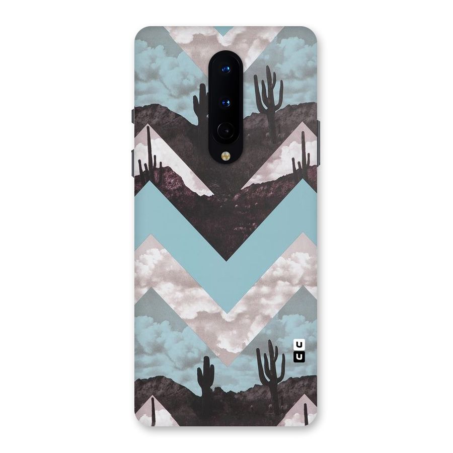 Cacutus Zig Zag Pattern Back Case for OnePlus 8