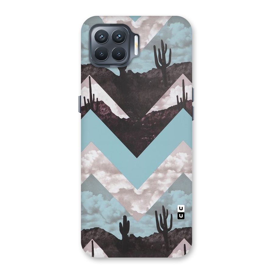 Cacutus Zig Zag Pattern Back Case for Oppo F17 Pro