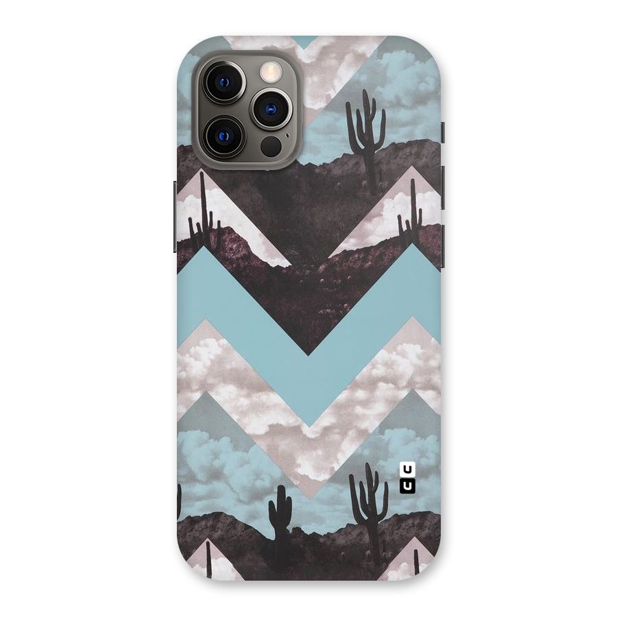 Cacutus Zig Zag Pattern Back Case for iPhone 12 Pro