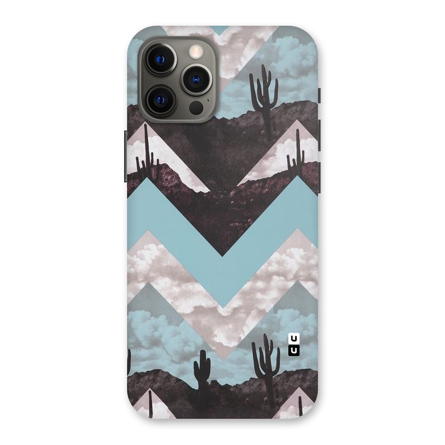 Cacutus Zig Zag Pattern Back Case for iPhone 12 Pro Max