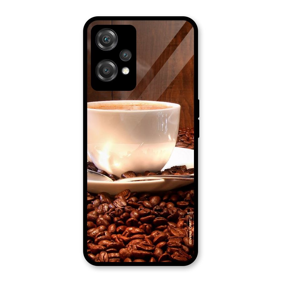 Caffeine Beans Glass Back Case for OnePlus Nord CE 2 Lite 5G