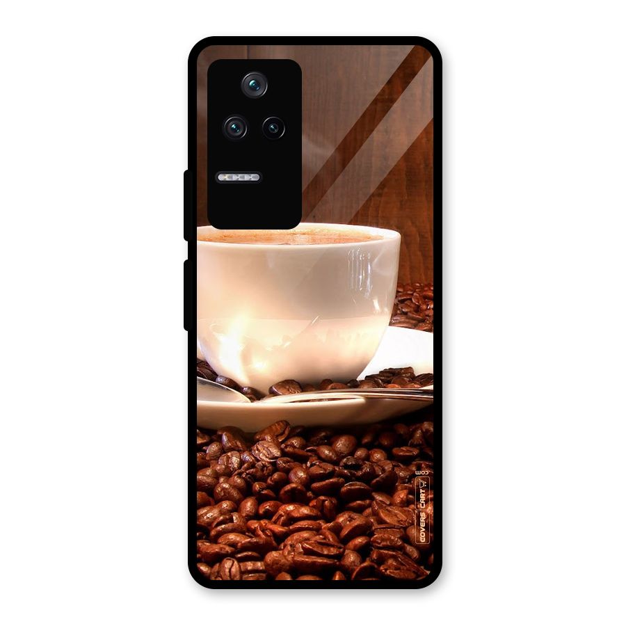 Caffeine Beans Glass Back Case for Poco F4 5G