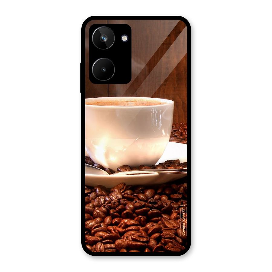 Caffeine Beans Glass Back Case for Realme 10