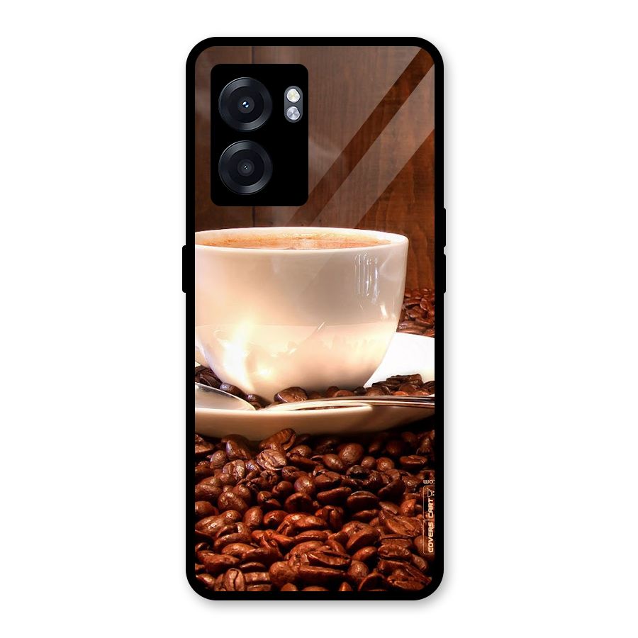 Caffeine Beans Glass Back Case for Realme Narzo 50 5G