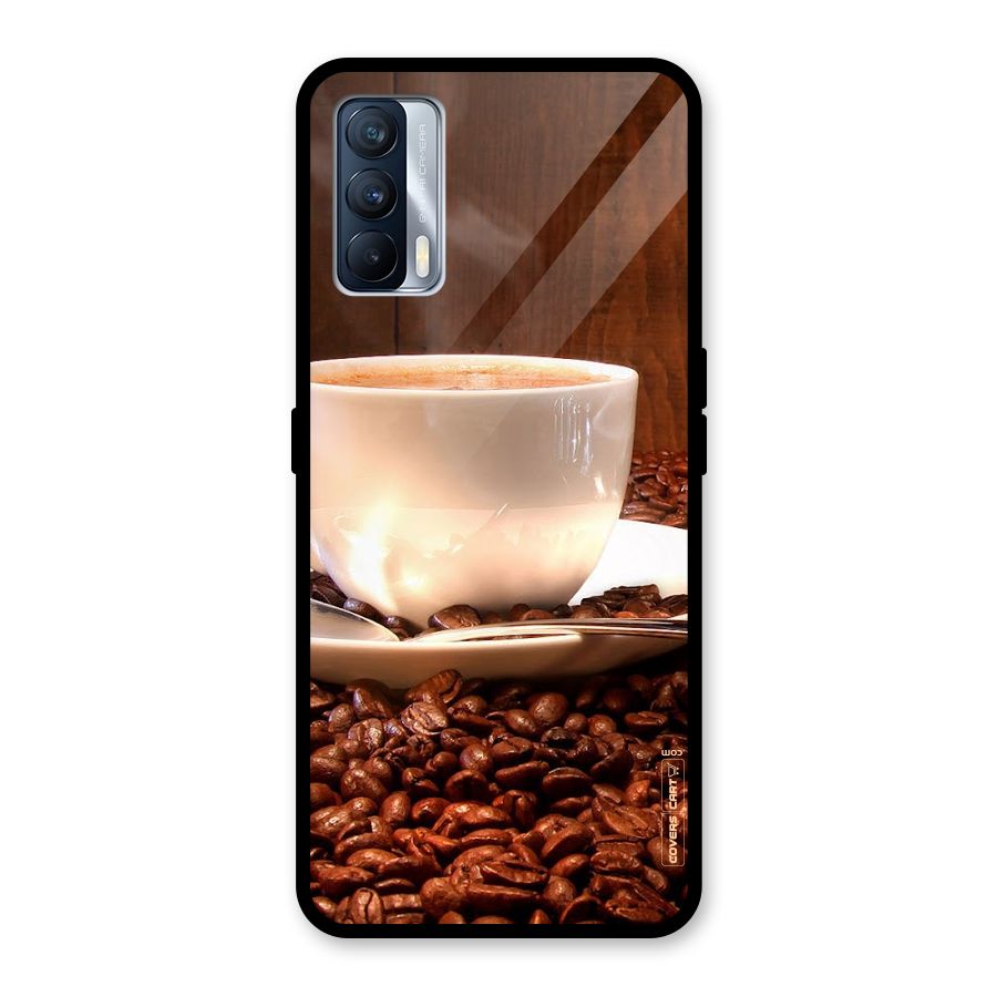 Caffeine Beans Glass Back Case for Realme X7