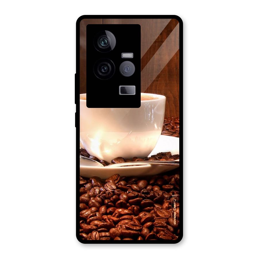 Caffeine Beans Glass Back Case for Vivo iQOO 11 5G