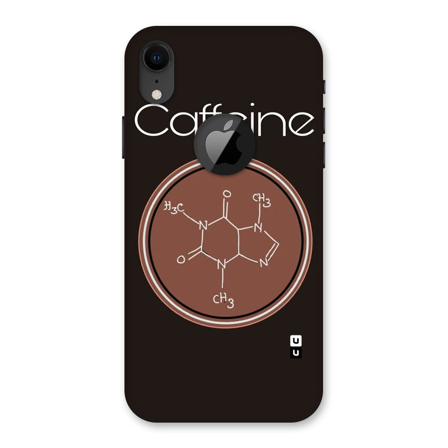 Caffeine Making Back Case for iPhone XR Logo Cut