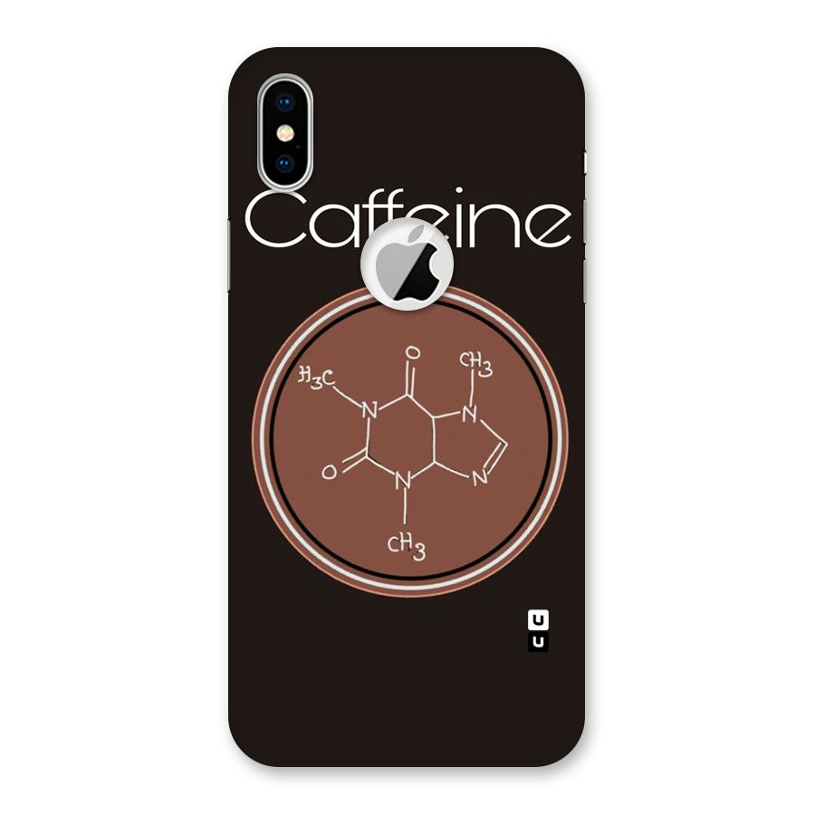 Caffeine Making Back Case for iPhone X Logo Cut