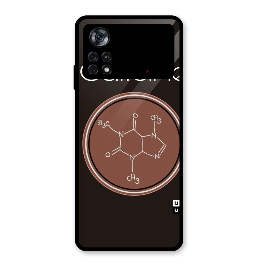 Caffeine Making Glass Back Case for Poco X4 Pro 5G