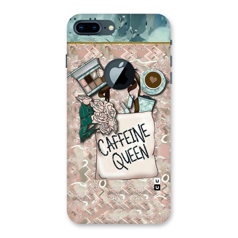 Caffeine Queen Back Case for iPhone 7 Plus Logo Cut