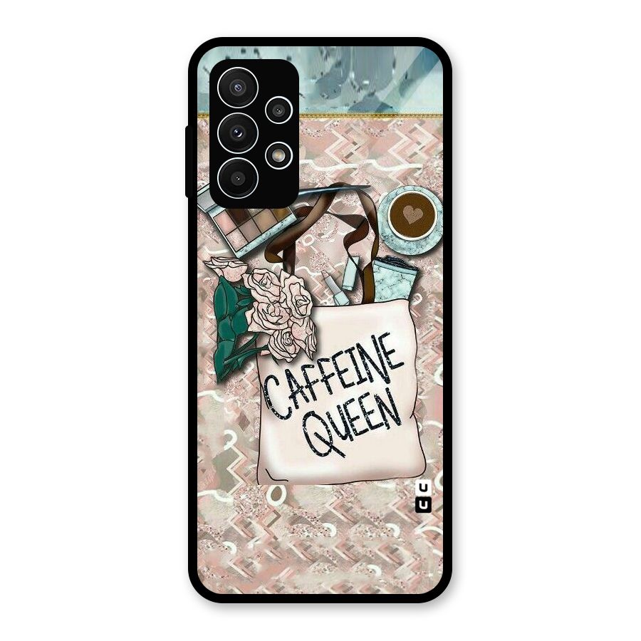 Caffeine Queen Glass Back Case for Galaxy A23
