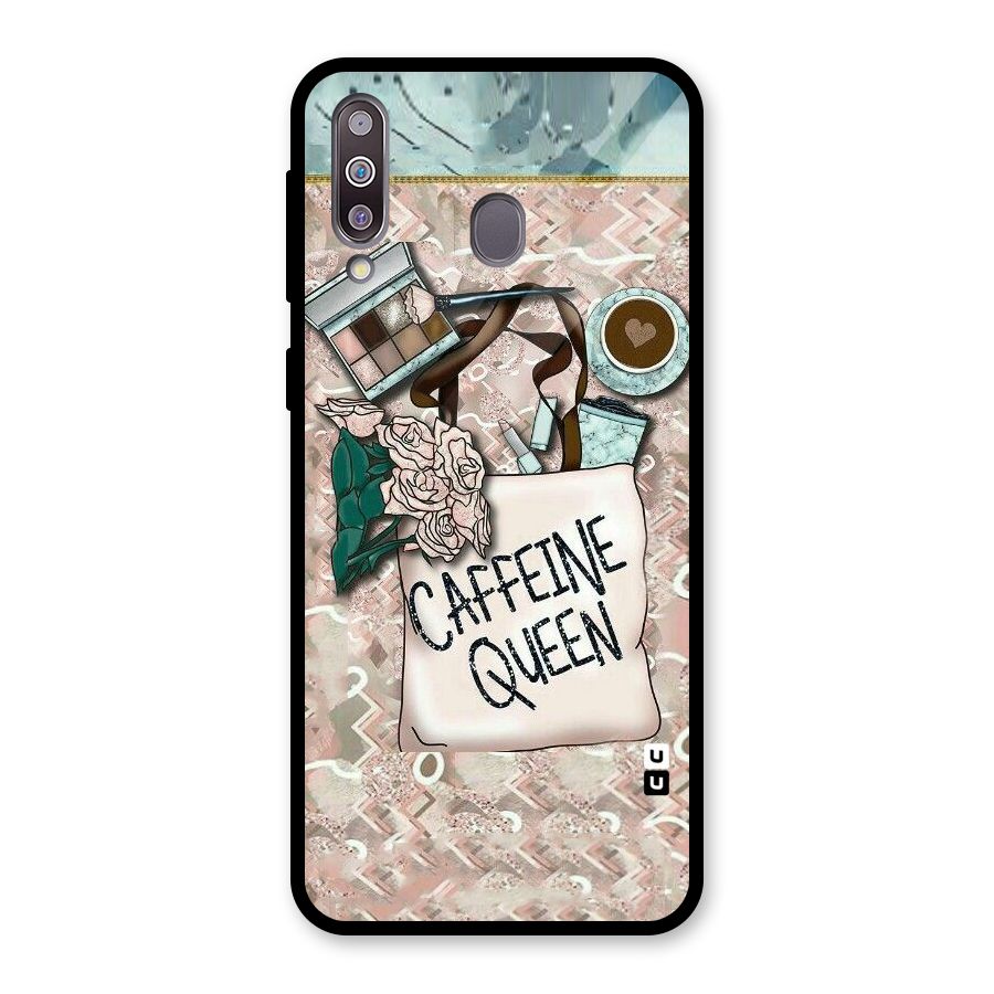 Caffeine Queen Glass Back Case for Galaxy M30