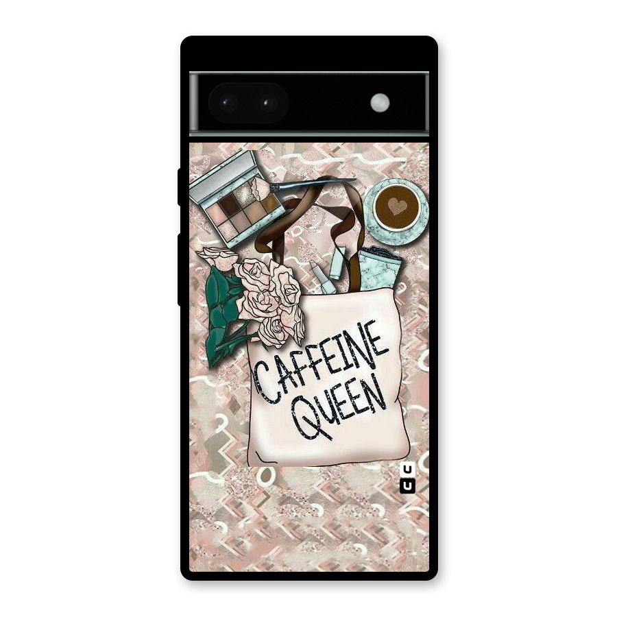 Caffeine Queen Glass Back Case for Google Pixel 6a
