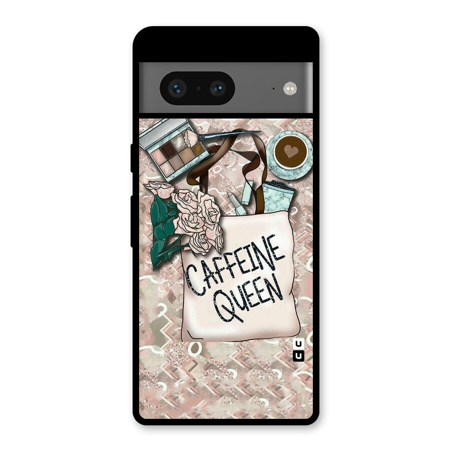 Caffeine Queen Glass Back Case for Google Pixel 7