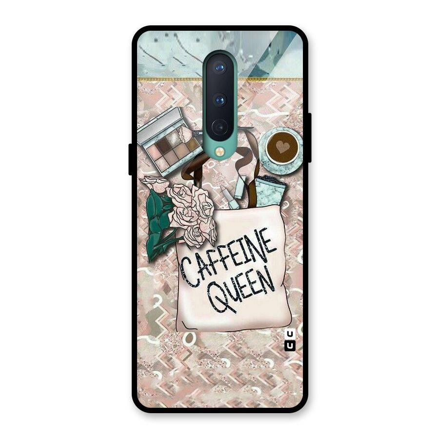 Caffeine Queen Glass Back Case for OnePlus 8