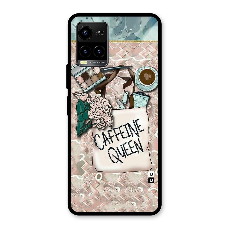 Caffeine Queen Glass Back Case for Vivo Y21T
