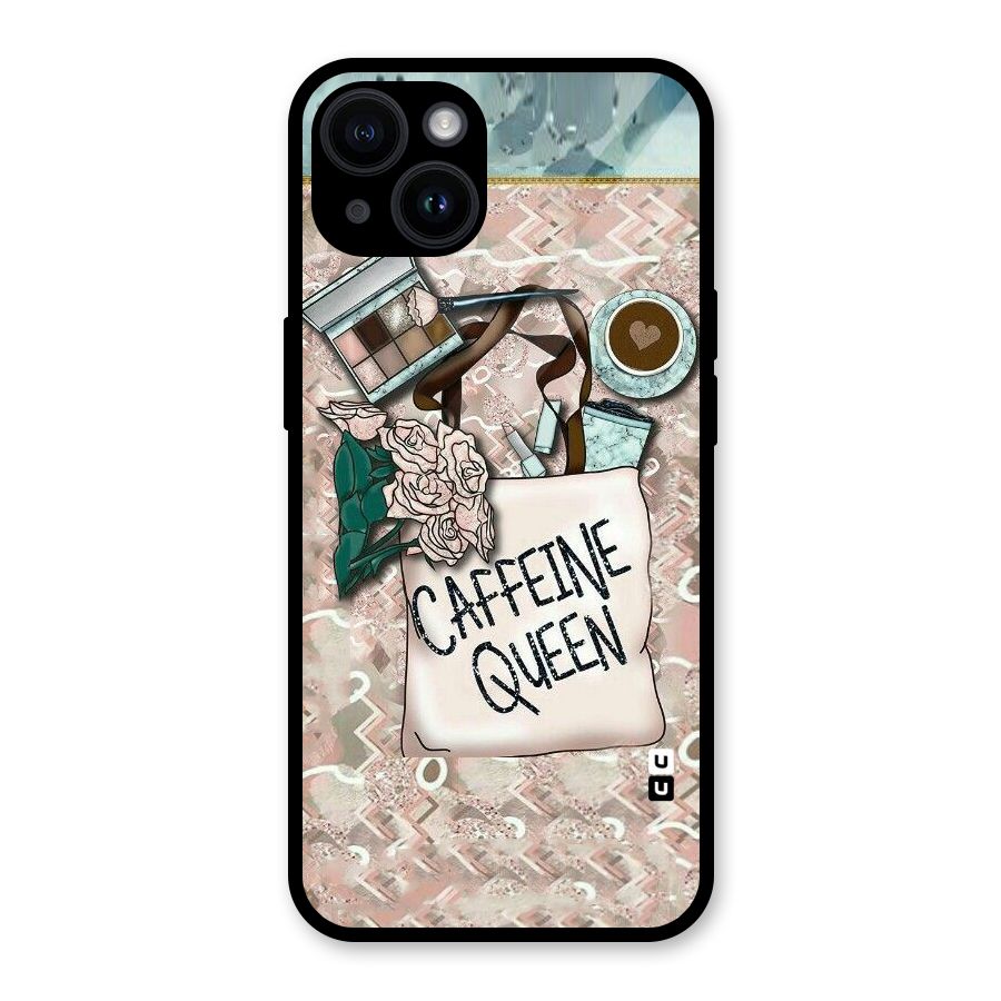 Caffeine Queen Glass Back Case for iPhone 14