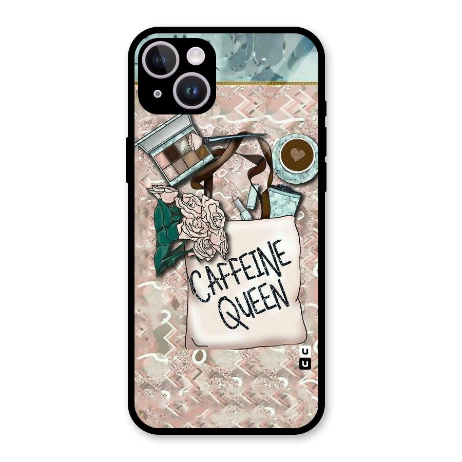 Caffeine Queen Glass Back Case for iPhone 14 Plus