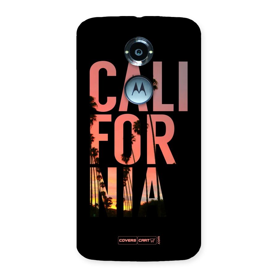 California Back Case for Moto X 2nd Gen