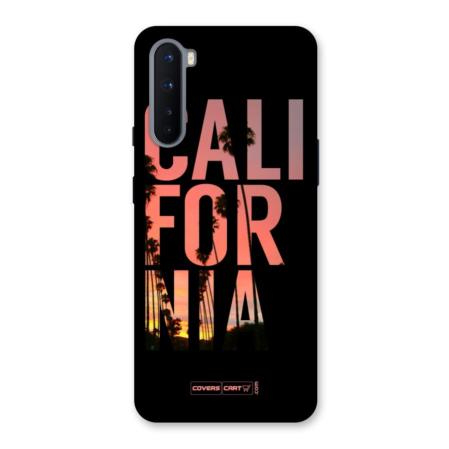 California Back Case for OnePlus Nord