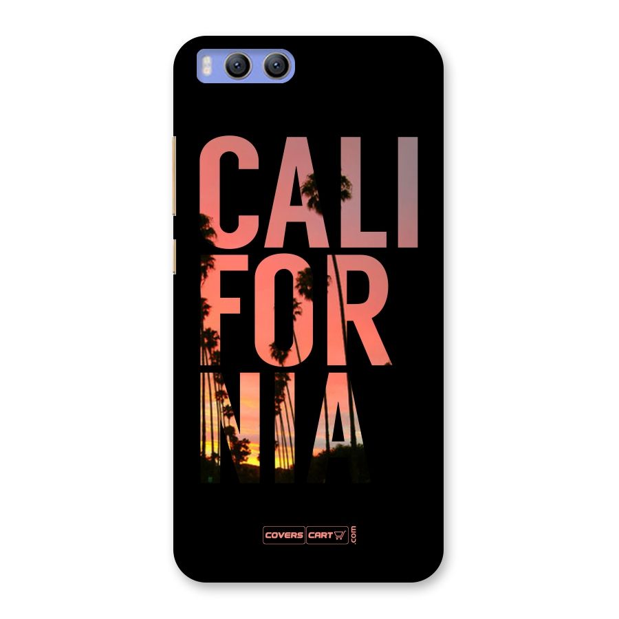 California Back Case for Xiaomi Mi 6